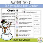 Winter Fix It - Editing Practice