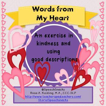 Words from My Heart: An Exercise in Kindness & Using Good 